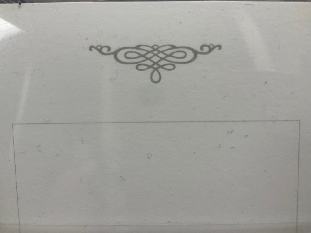 Pearl White Jotter Cards-JC0661