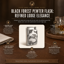 Black Forest Pewter Flask