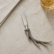 Pewter Handle Antler Letter Opener