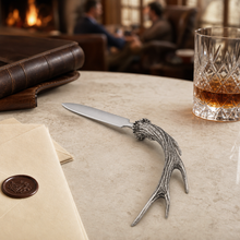 Pewter Handle Antler Letter Opener