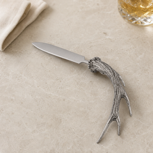 Pewter Handle Antler Letter Opener