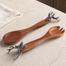Elk Head Salad Servers