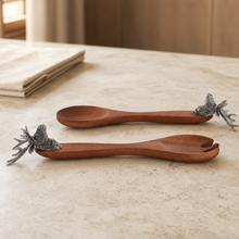 Elk Head Salad Servers