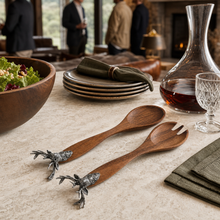 Elk Head Salad Servers