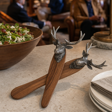 Elk Head Salad Servers