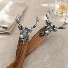 Elk Head Salad Servers