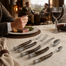 Composite Antler King Crown Flatware Set