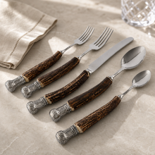 Composite Antler King Crown Flatware Set