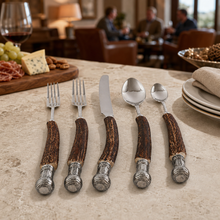 Composite Antler King Crown Flatware Set