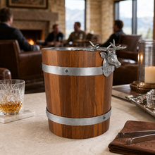Elk Wood Pail Ice Bucket