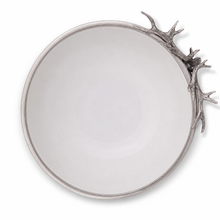 Elk Head Stoneware Bowl Larger