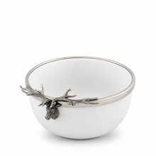 Elk Head Stoneware Bowl Small