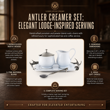 Antler Creamer Set