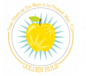 Fruit-Full Kids Melamine Plate-Golden Rule
