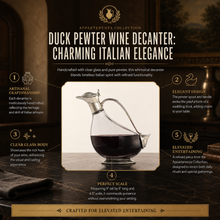 Duck Pewter Wine Decanter