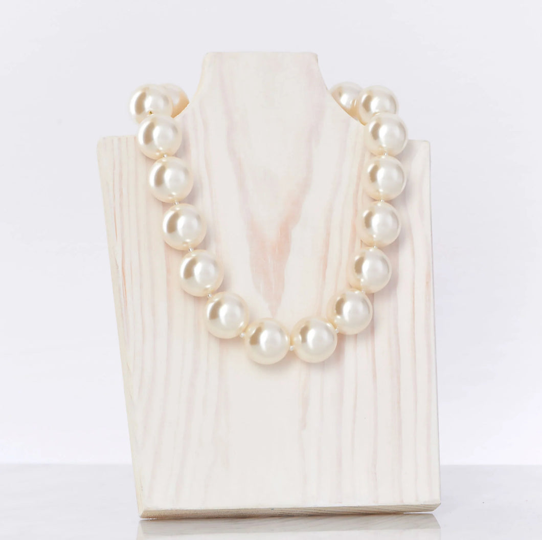 Pearl Cooling Necklace-Ivory : 20