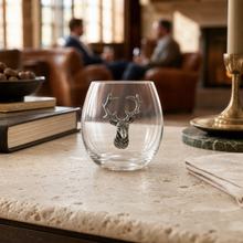 Elk / Deer Stemless Wine Glass
