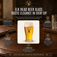Elk Head Beer Glass