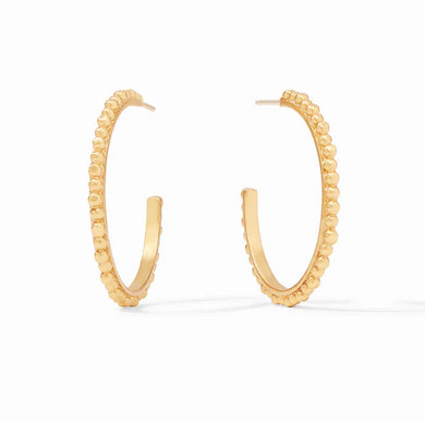 Colette Beaded Hoop-HP052G-L : LARGE