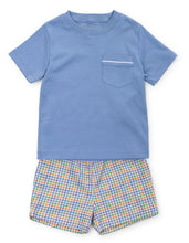 Walker Boys' Short Set - Harvest Gingham