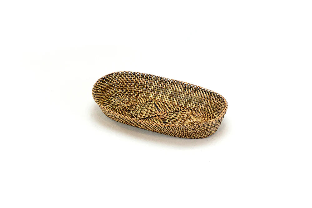 Oval Bread Basket with Caterpillar Collection