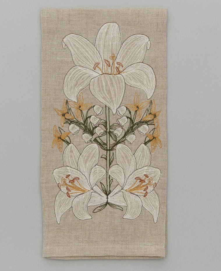 Lily Bouquet Tea Towel