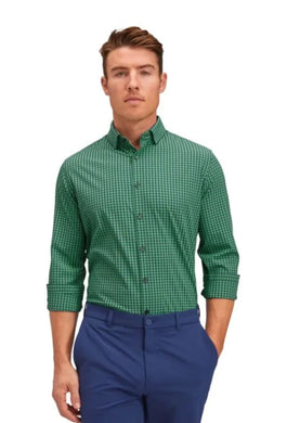L/S Shirt Leeward Green/Navy-1WS-0563 : CLASSIC-XXL