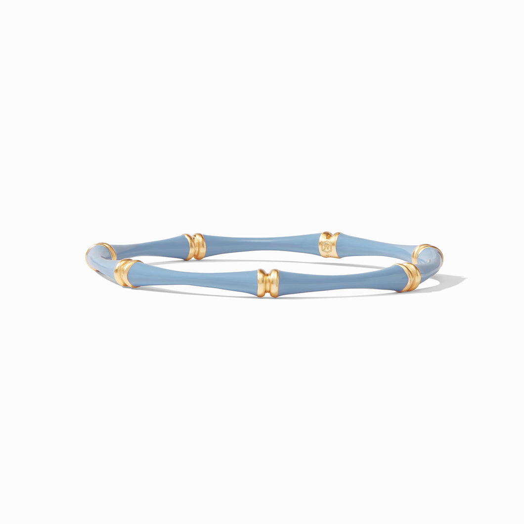 Bamboo Bangle-Chalcedony Blue-bg236geca-m : M