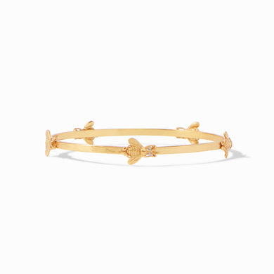 Bee Cameo Bangle Bracelet-BG231GECB-M : denim blue