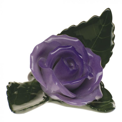Lavender Rose on Leaf-c-l1-08983