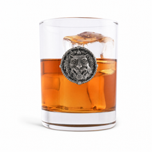 Lion Head Double Old Fashion Bar Glass