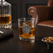 Lion Head Double Old Fashion Bar Glass