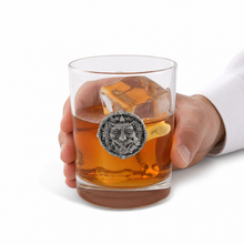 Lion Head Double Old Fashion Bar Glass