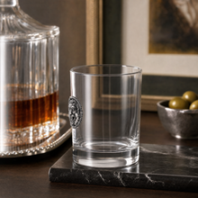Lion Head Double Old Fashion Bar Glass