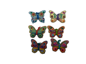 Butterfly Embroidered Ornament-multi
