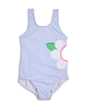 Swimsuit With Side Cutout And Flowers