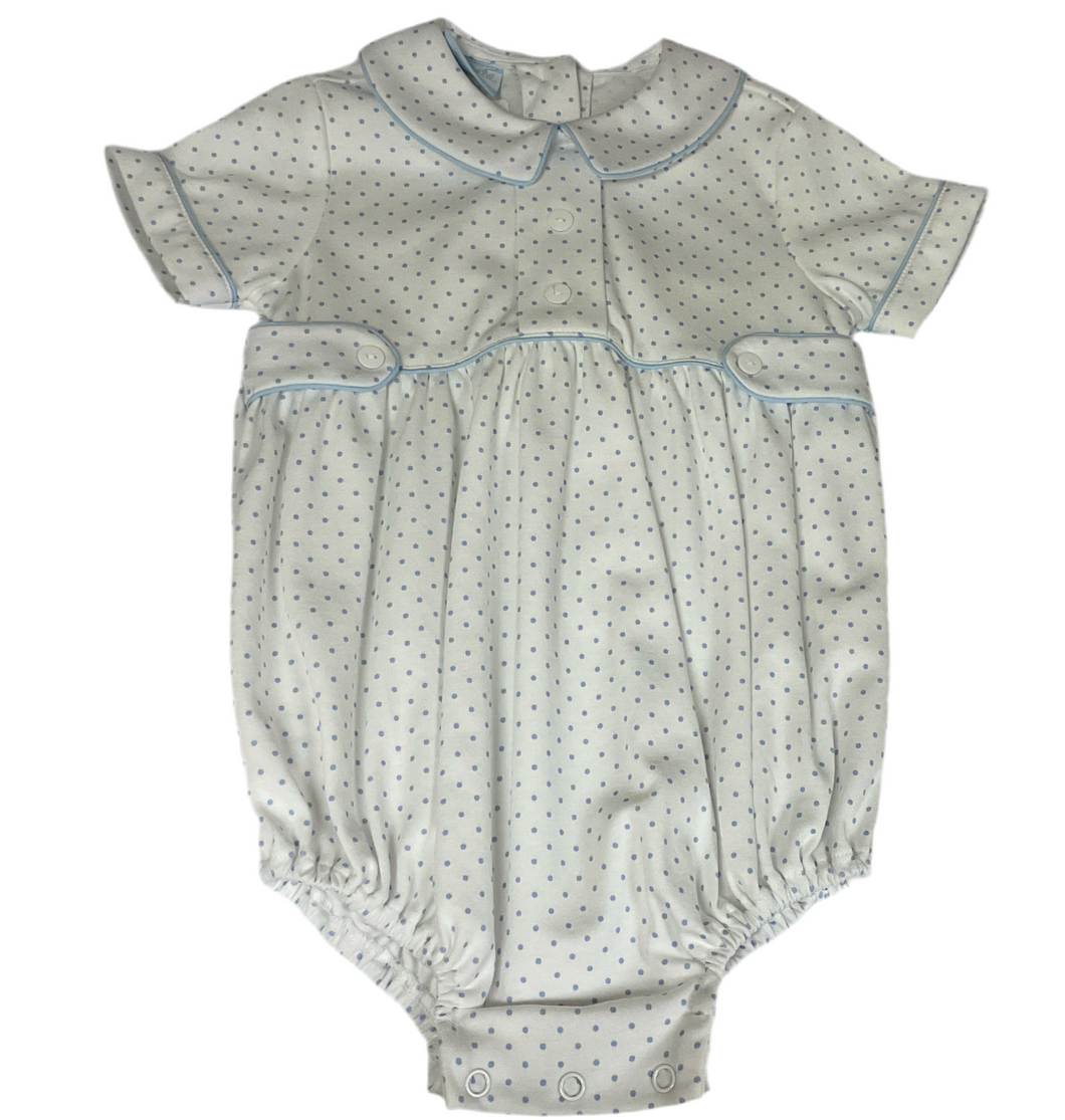 Boys Bubble Blue/Wht Dot-401BB-MS22 : 24M