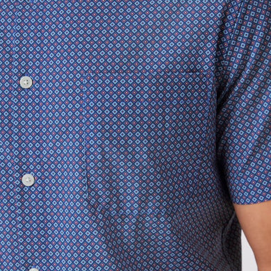 Leeward Short Sleeve- Set Sail Alternating Diamond