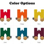 Bright Color Name Train