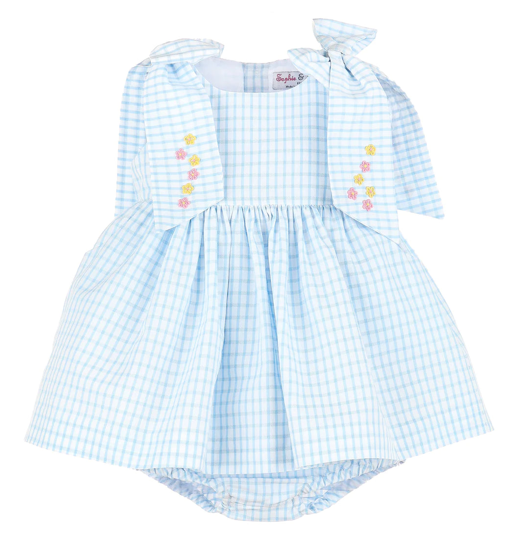 Sophie and Lucas Lawn Party Bow Dress