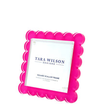 Acrylic Square Scallop 4x4 Frame Collection