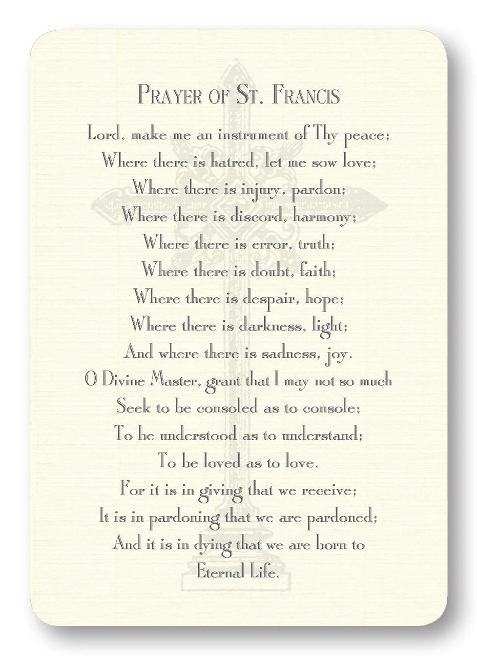 Prayer Cards-St. Francis
