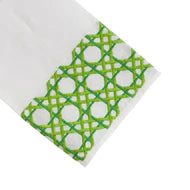 Cane Tip Towel Green-green : 13x18
