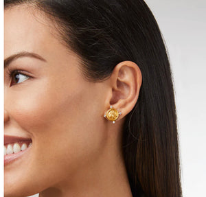 Bee Cameo Stud Earring-ER804GCZ00