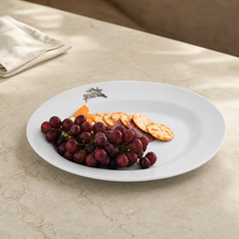 Running Elk Stoneware Serving Tray