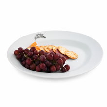 Running Elk Stoneware Serving Tray
