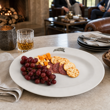 Running Elk Stoneware Serving Tray