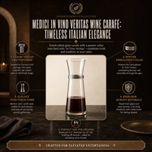 Medici In Vino Veritas Wine Carafe