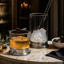 Highball - Hatched Glass