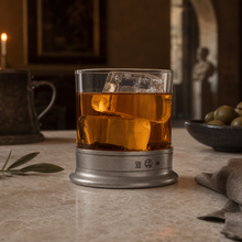 Double Old-Fashioned - Hatched Glass